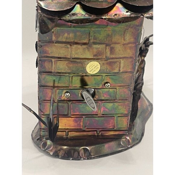 Funny Rustic Hillbilly Tin Outhouse Music Box Those Were The Days Tune Works - Picture 5 of 11